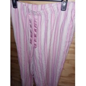 Women's Victoria's Secret Striped Pajama Pants Pink XXL Comfy